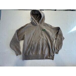 Hazel Boutique Embroidered Rose Hoodie Gray Pullover Casual Comfort XL